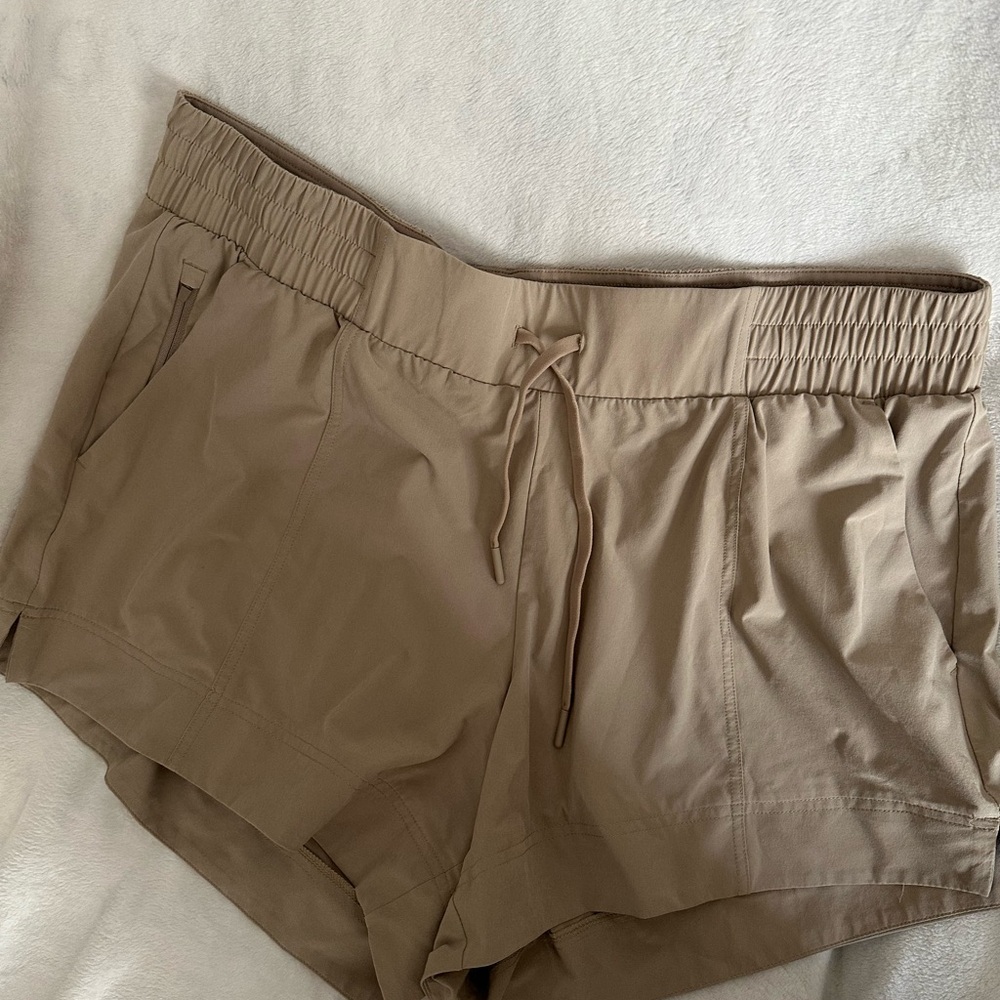 All in Motion Women's Athletic Tan Shorts